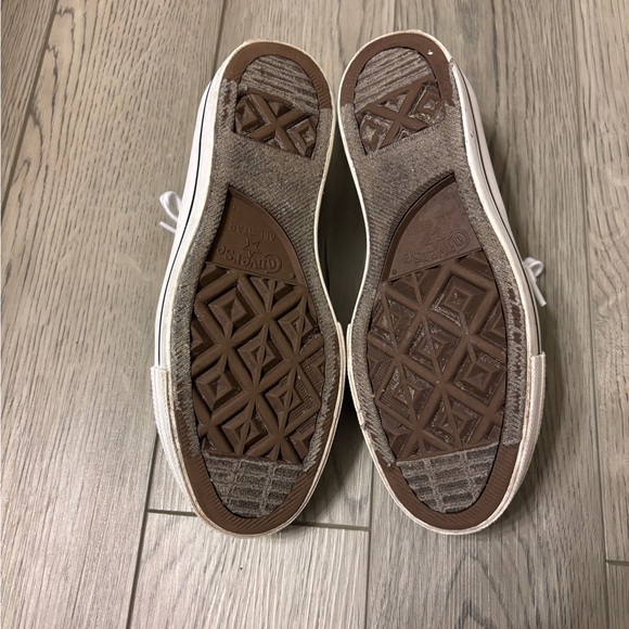 Converse Platform All Star White Canvas Sneakers - Picture 6 of 7